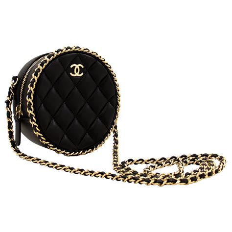 chanel round small bag|Chanel bag second hand.